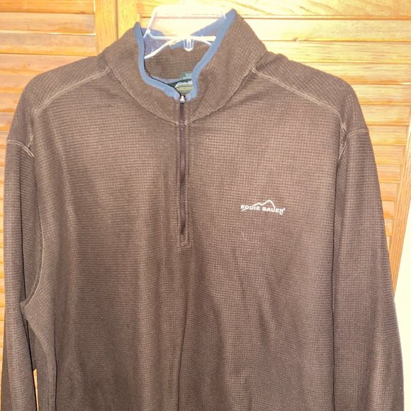 Eddie Bauer - Men's Brown Fleece XXL